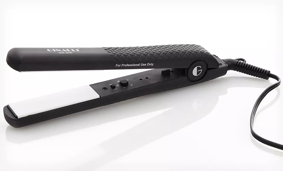 $32.99 for a 1" Ginalli Milano Hair Straightener in Black or Pink ($189.99 List Price). Free Shipping and Returns. - Second Medium