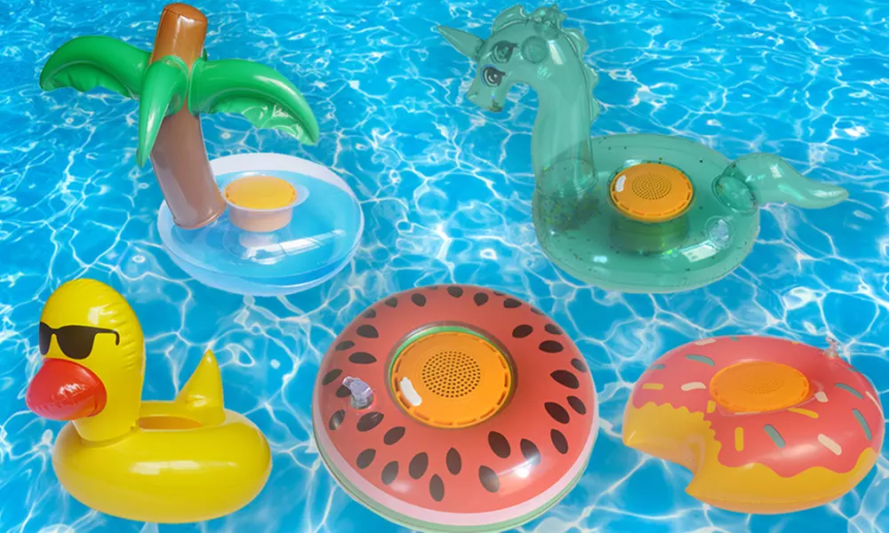 3D Luxe Inflatable Floating Waterproof Portable Bluetooth Speaker - Primary Image