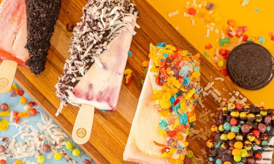 Ice Cream Paletas with Dipping & Topping or $25 Voucher to Spend at Morelia Ice Cream Paletas (Up to 33% Off) - Primary Image