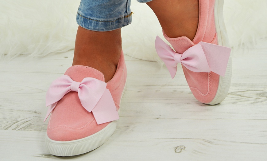 Image 14: Women's Bow Sneakers