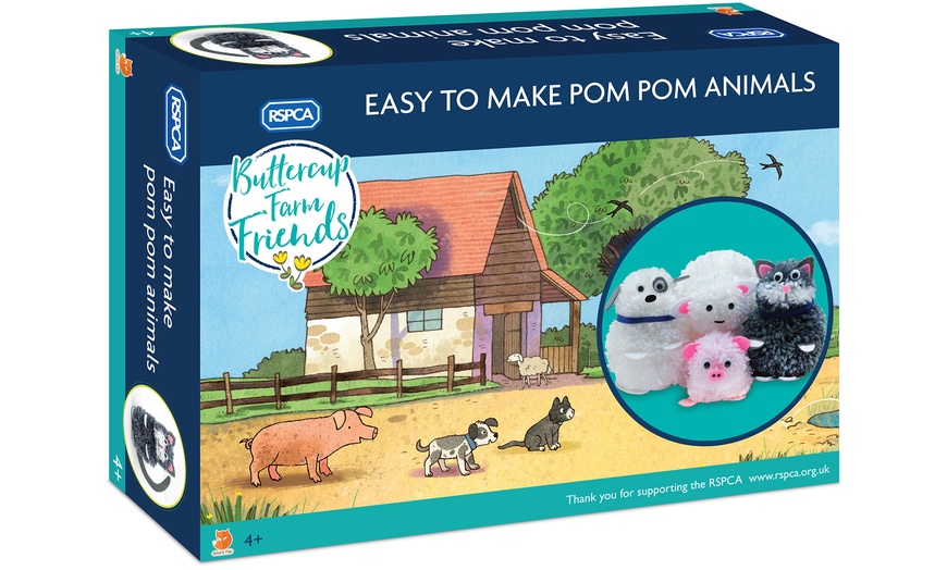 Image 2: RSPCA Pom Pom Animals Kit