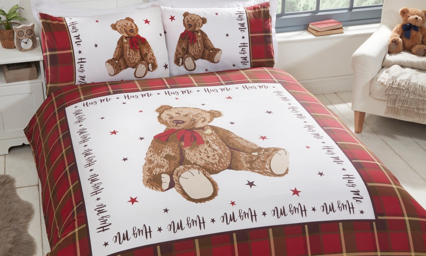 Image 5: Kids' Teddy Bear Duvet Set