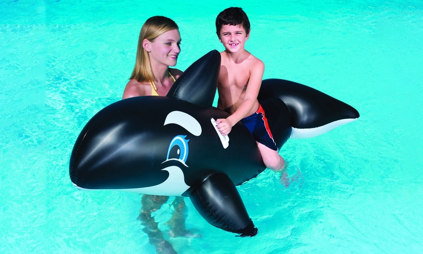 Image 2: Bestway Inflatable Whale Rider