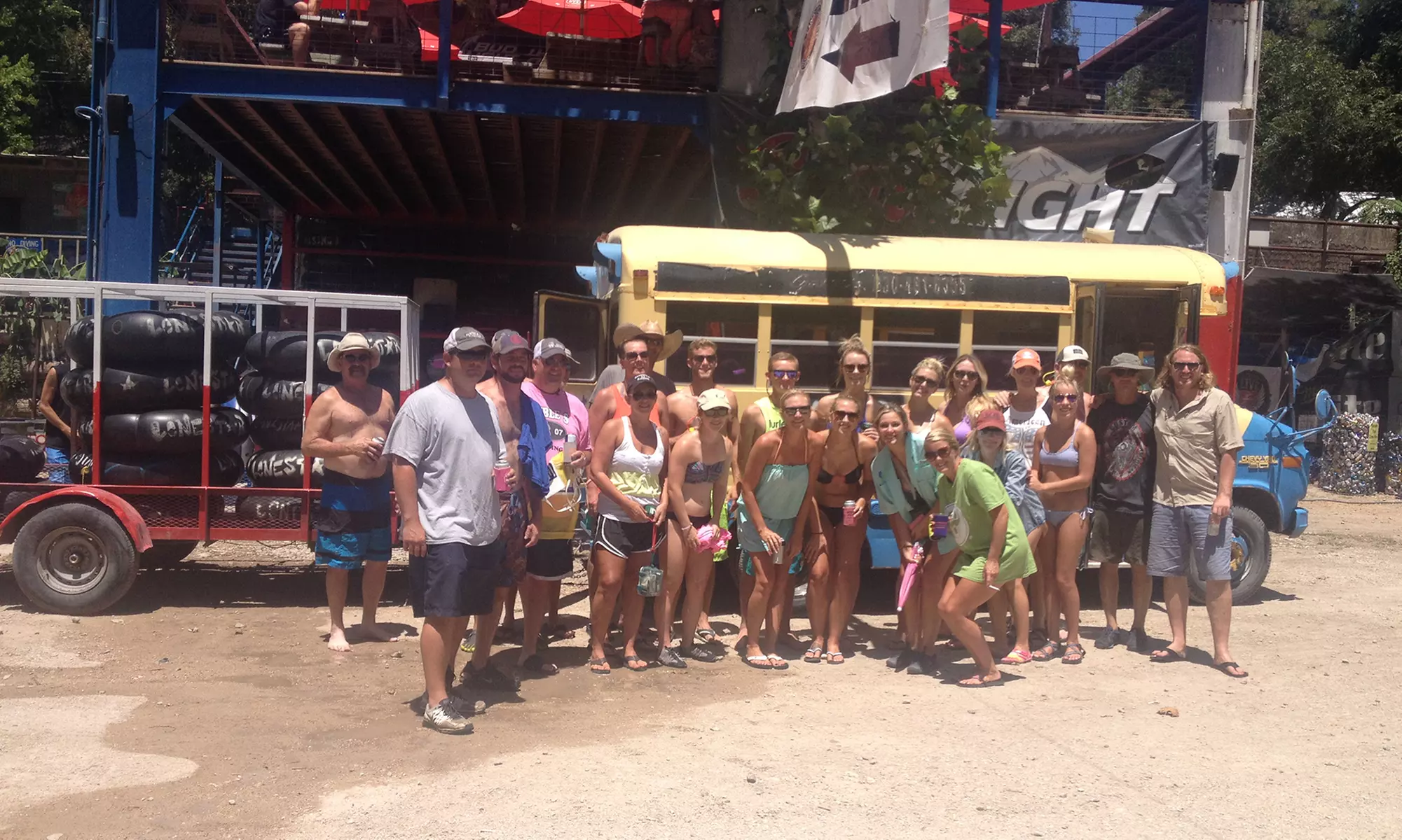 River Tubing on the Guadalupe River at Lone Star Float House