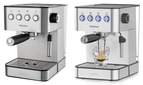 Macchina da caffè Prixton Verona con pompa italiana di pressione pari 20 bar