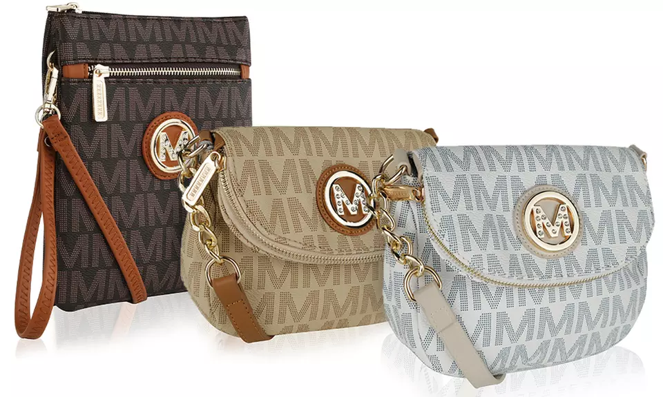 MKF Collection Logo Messenger Bags - Primary Image