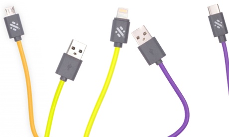 1 o 3 cavi Thumbs Up da 1 m, per la trasmissione dati e la ricarica di smartphone e tablet, disponibili in 3 tipologie