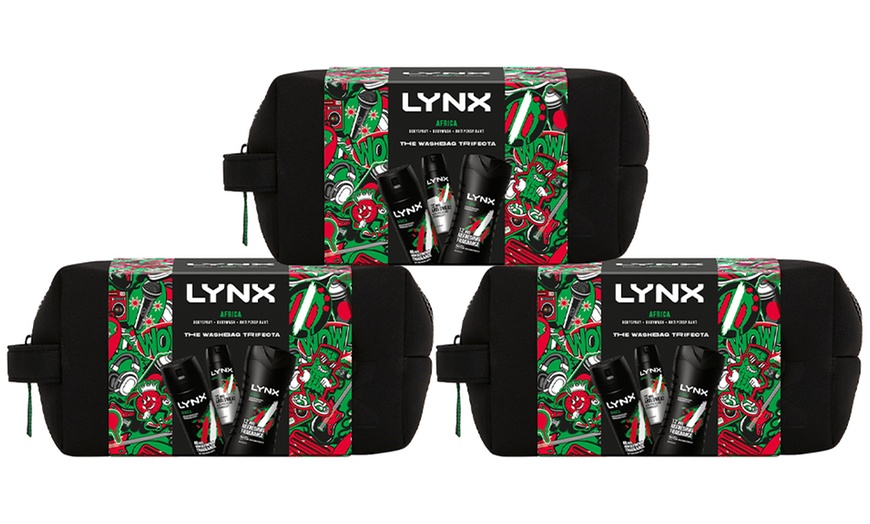 Image 4: Lynx Africa the Trifecta Bath and Body Three-Pieces Gift Set for Men 