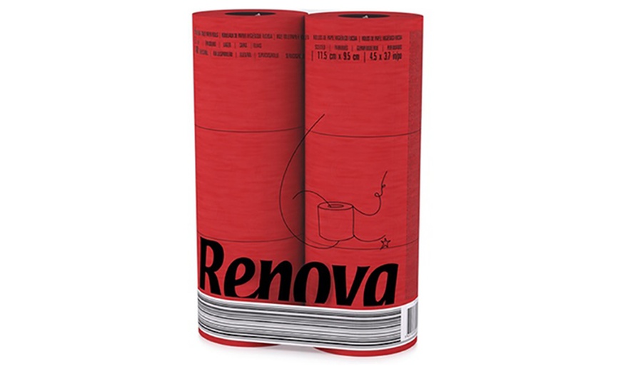 Image 8: 6 Renova Colour Toilet Paper Rolls