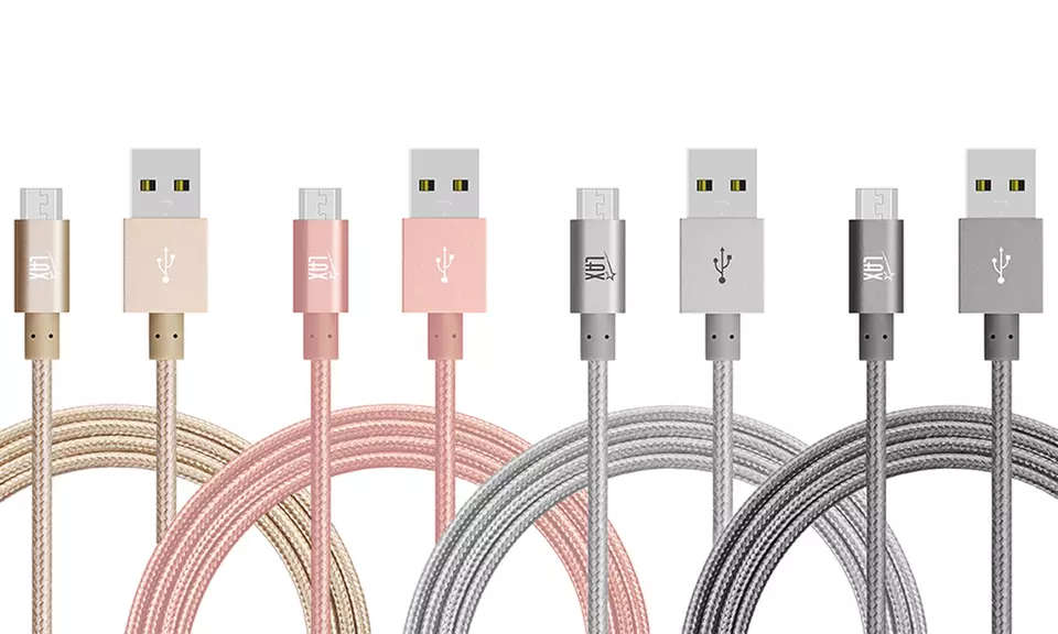 LAX 10Ft. Braided Micro-USB Charge and Sync Cable - Primary Image