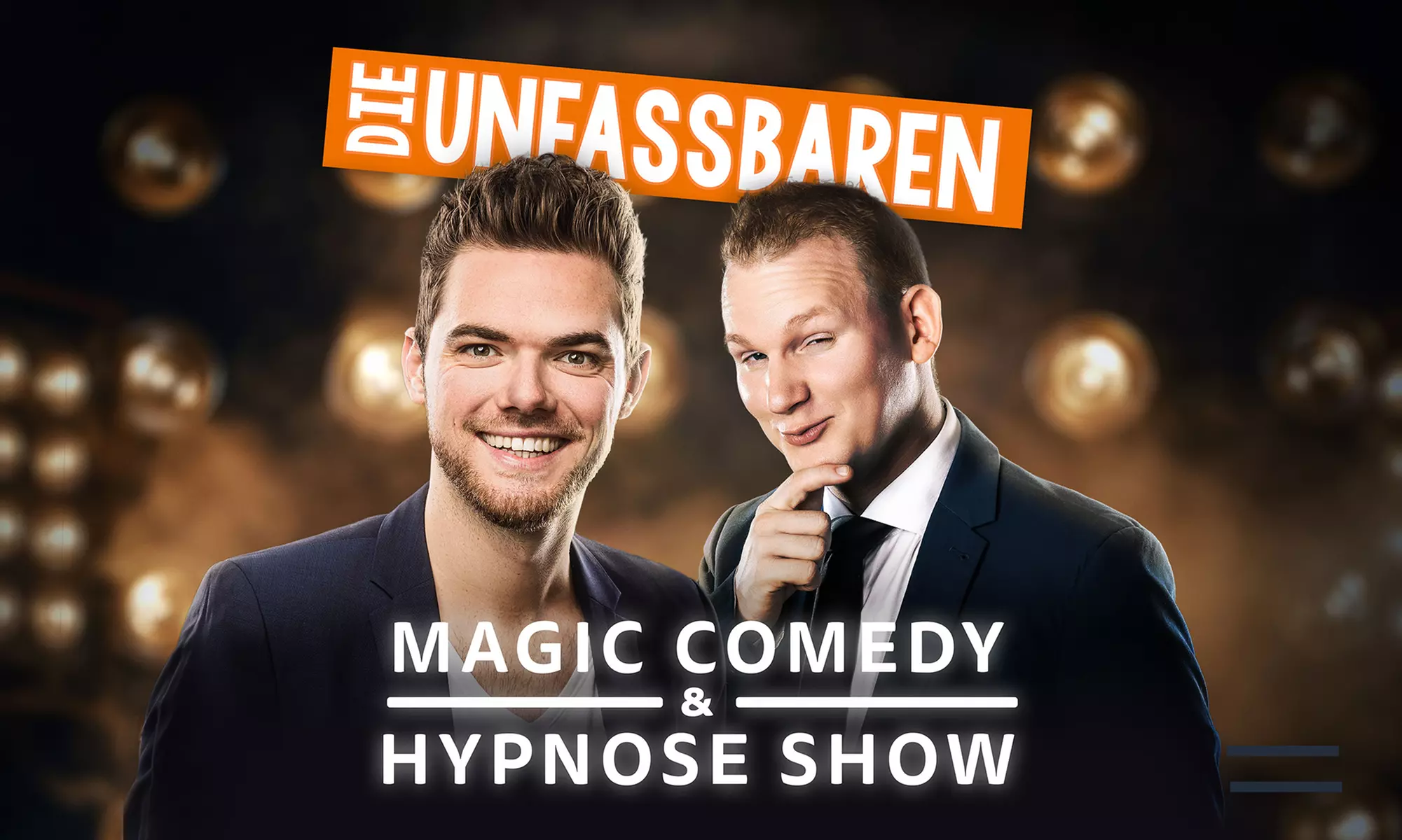 Magic Comedy & Hypnose - Die Unfassbaren: Ticket vom 06.01.26-14.04.26