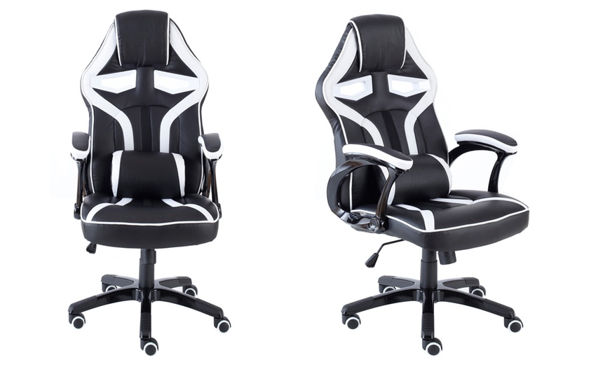 Image 21: Racing-Style Office Chair