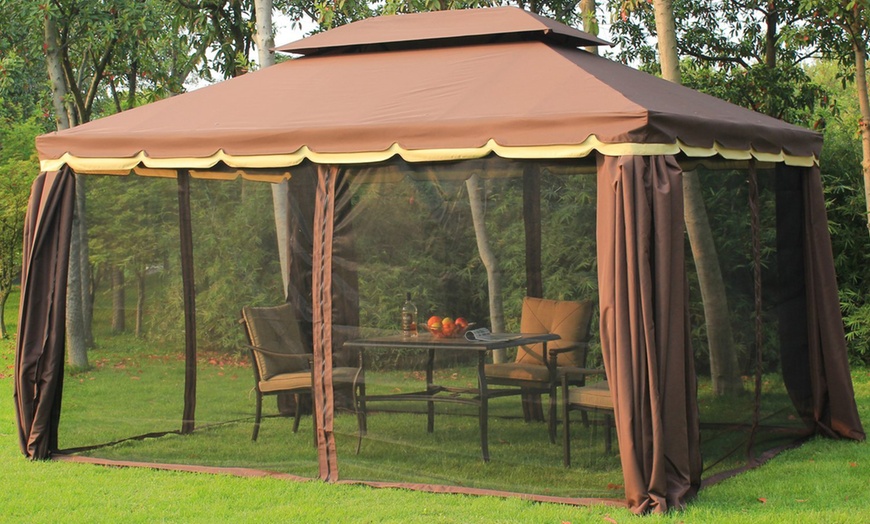 Image 10: Outsunny Marquee Gazebo