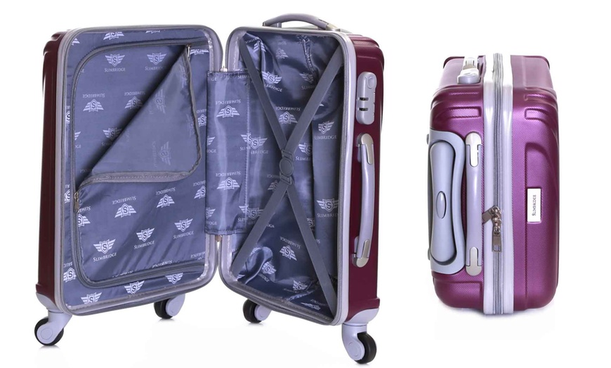 Image 9: Slimbridge Fusion Hard Suitcases