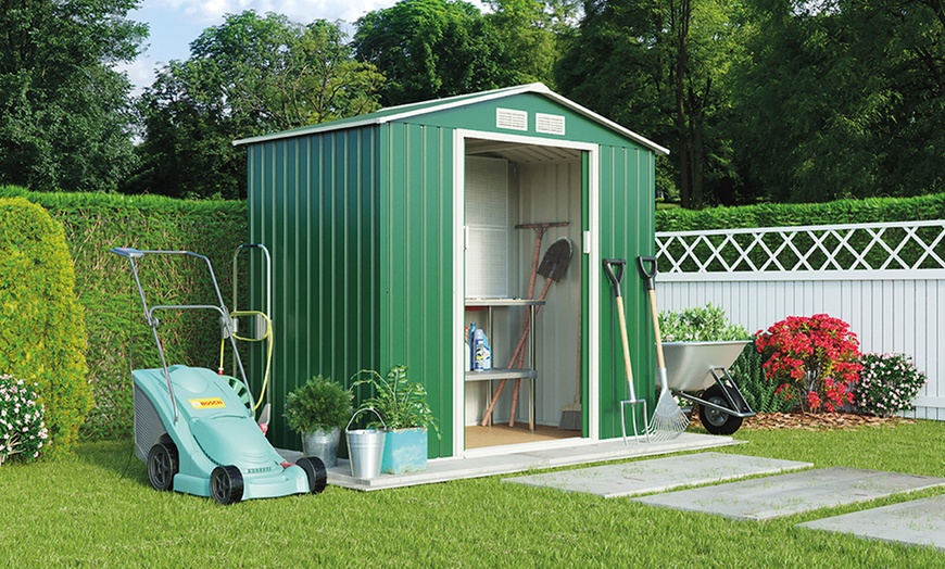 Image 10: Compact Pent Metal Shed