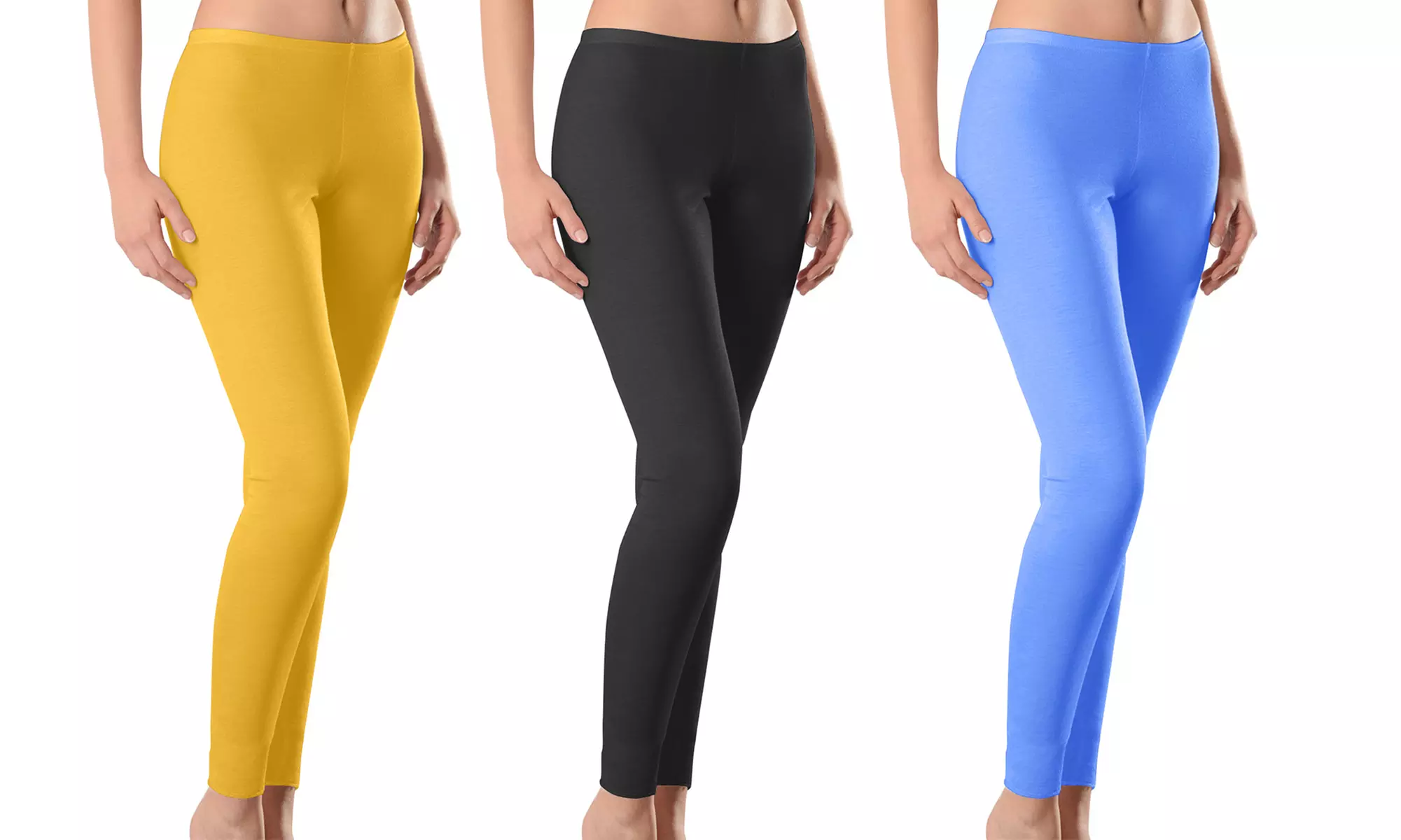 Women's Microfiber Fleece Thermal Underwear Leggings. Plus Sizes Available. - Primary Image