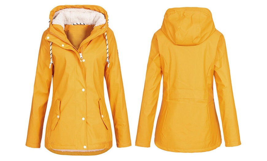 Image 5: Fleece-Lined Raincoat