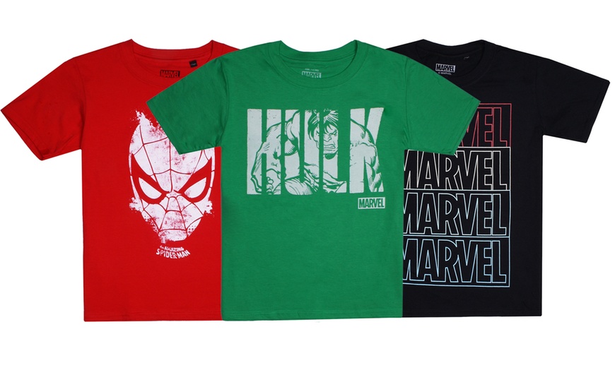 Image 1: Marvel Licensed Kids' T-Shirt