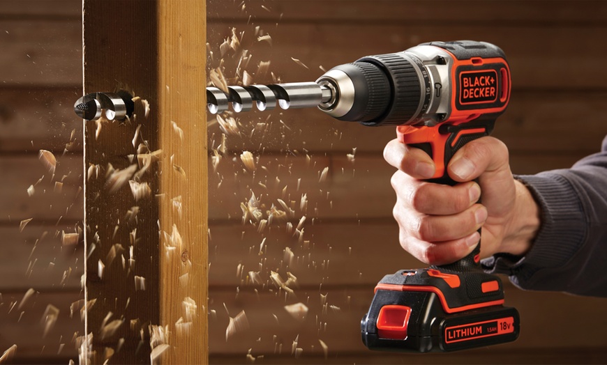 Image 3: Black + Decker Hammer Drill