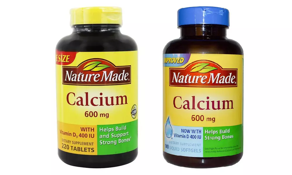 Nature Made Calcium Dietary Supplement (1- or 2-Pack) - Primary Image