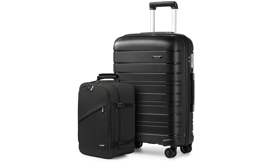 Image 5: One or Three Suitcase Set and Travel Backpack