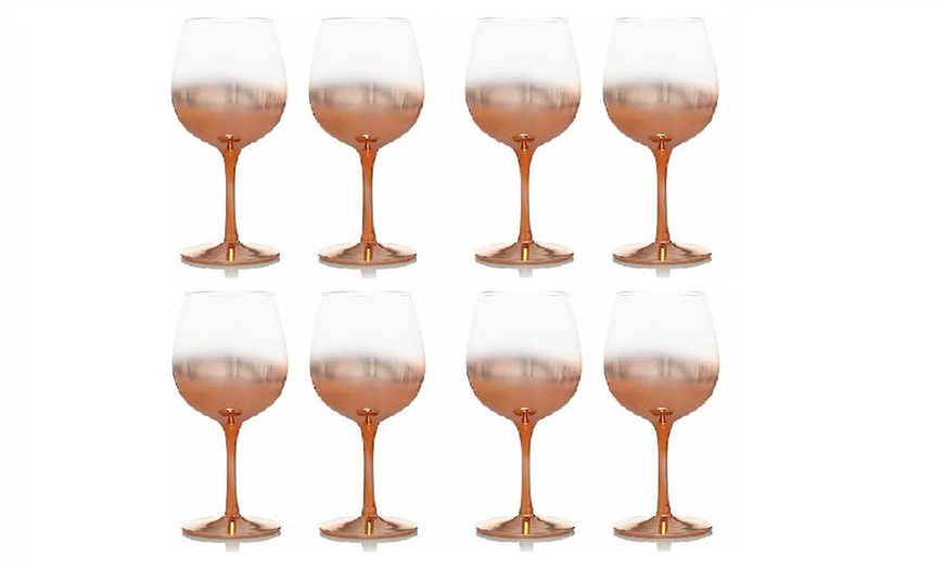 Image 4: Two, Four or Eight Aurora Wine Glasses