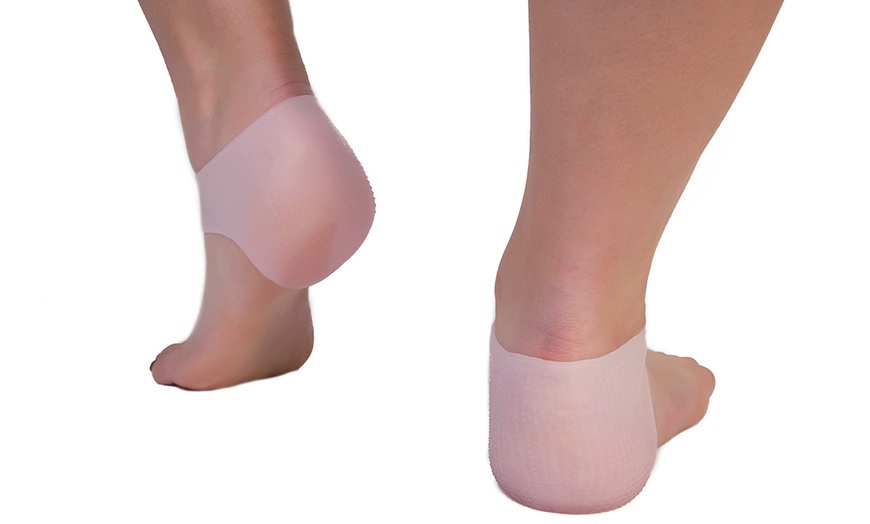 Image 13: Silicone Gel Heel Ankle Sleeve