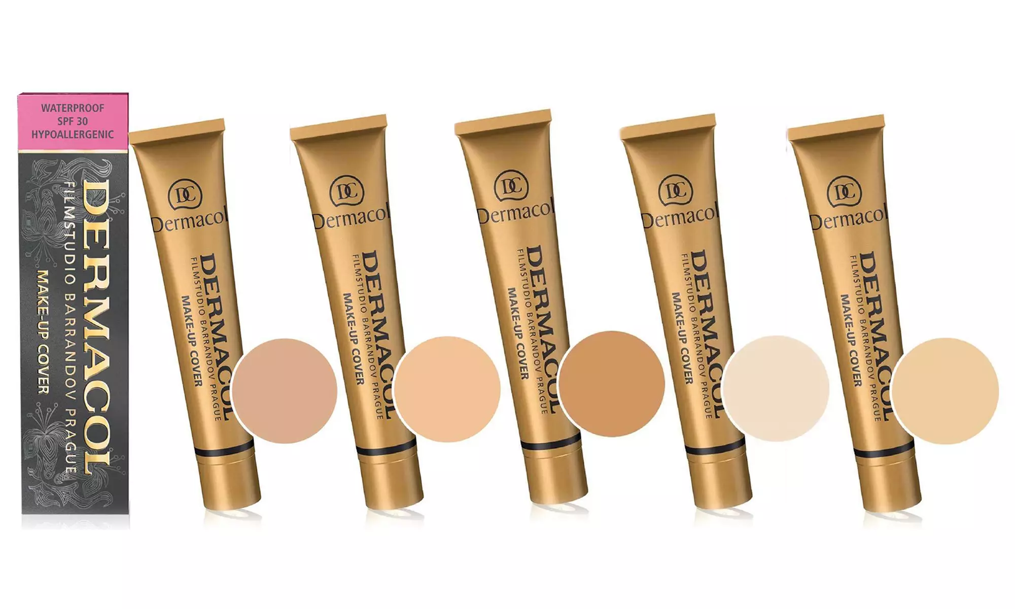 Dermacol Makeup Cover Waterproof Hypoallergenic Foundation (2-Pack) - Primary Image
