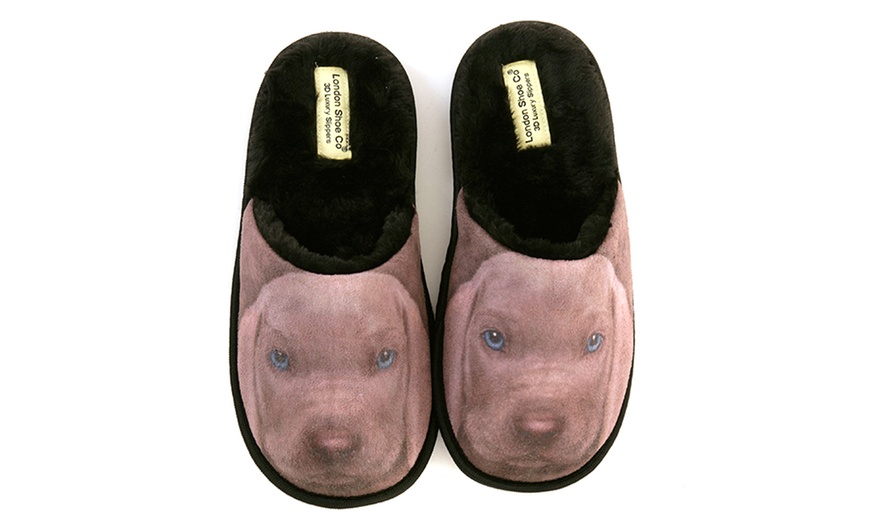 Image 7: Women's Animal-Print Slippers