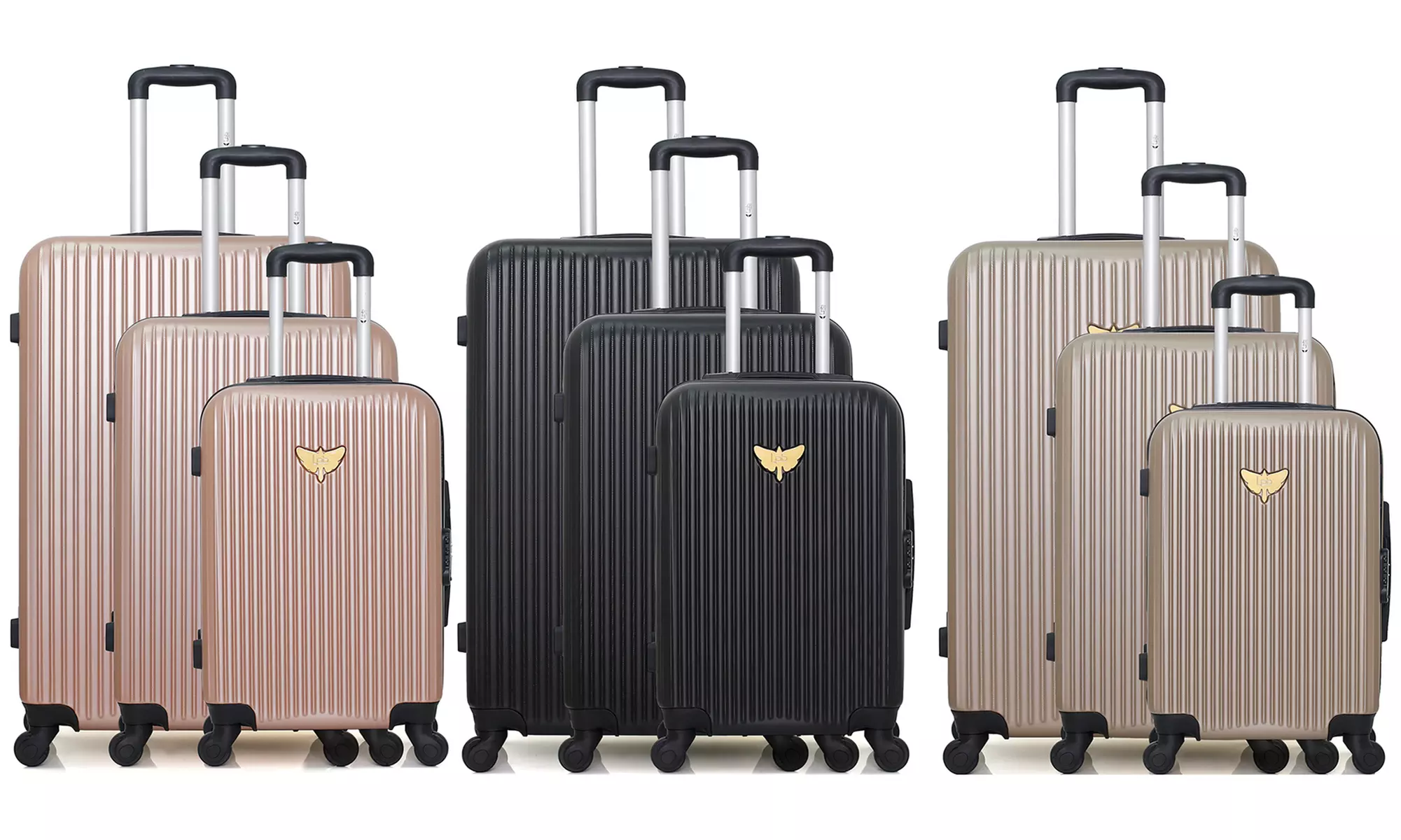 Set de 3 valises "Agata" de LPB, coloris au choix, livraison offerte - Primary Image