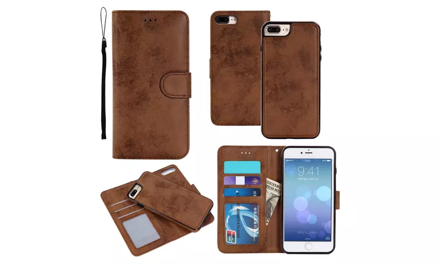 Image 14: Etui pour iPhone en suède PU