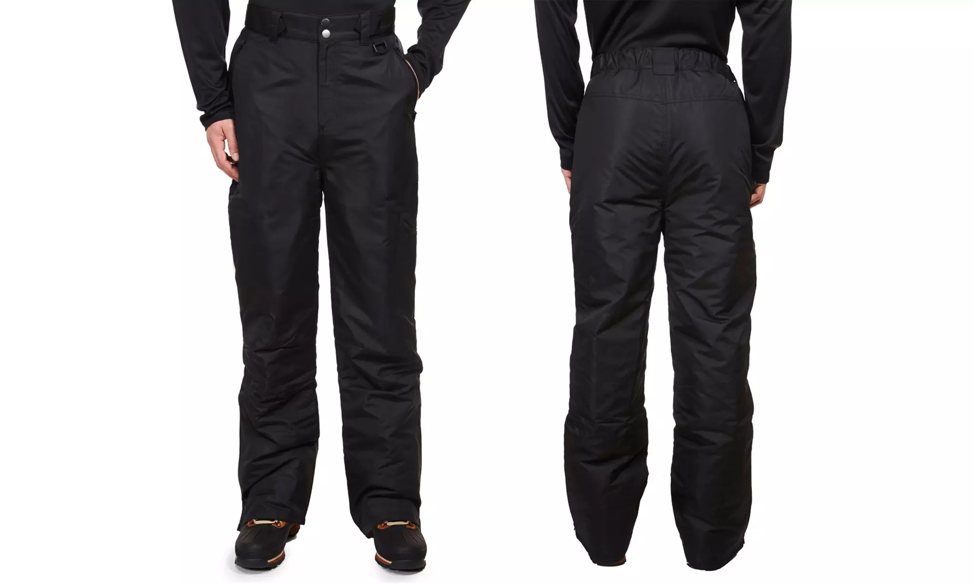 Arctic Quest Men's Insulated Snow Pants or Ski Bibs (Size XXL) - Primary Image