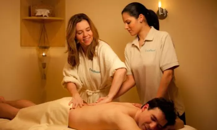 $222.00 for One Private Couples Massage Therapy Class for Two at Spa Moments Studio ($412.00 Value) - Primary Image