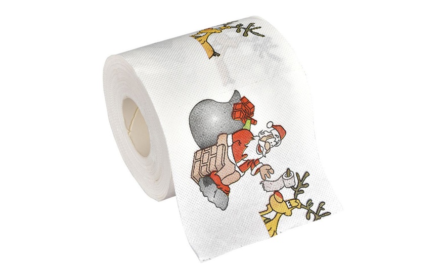 Image 3: Christmas Themed Toilet Roll Paper