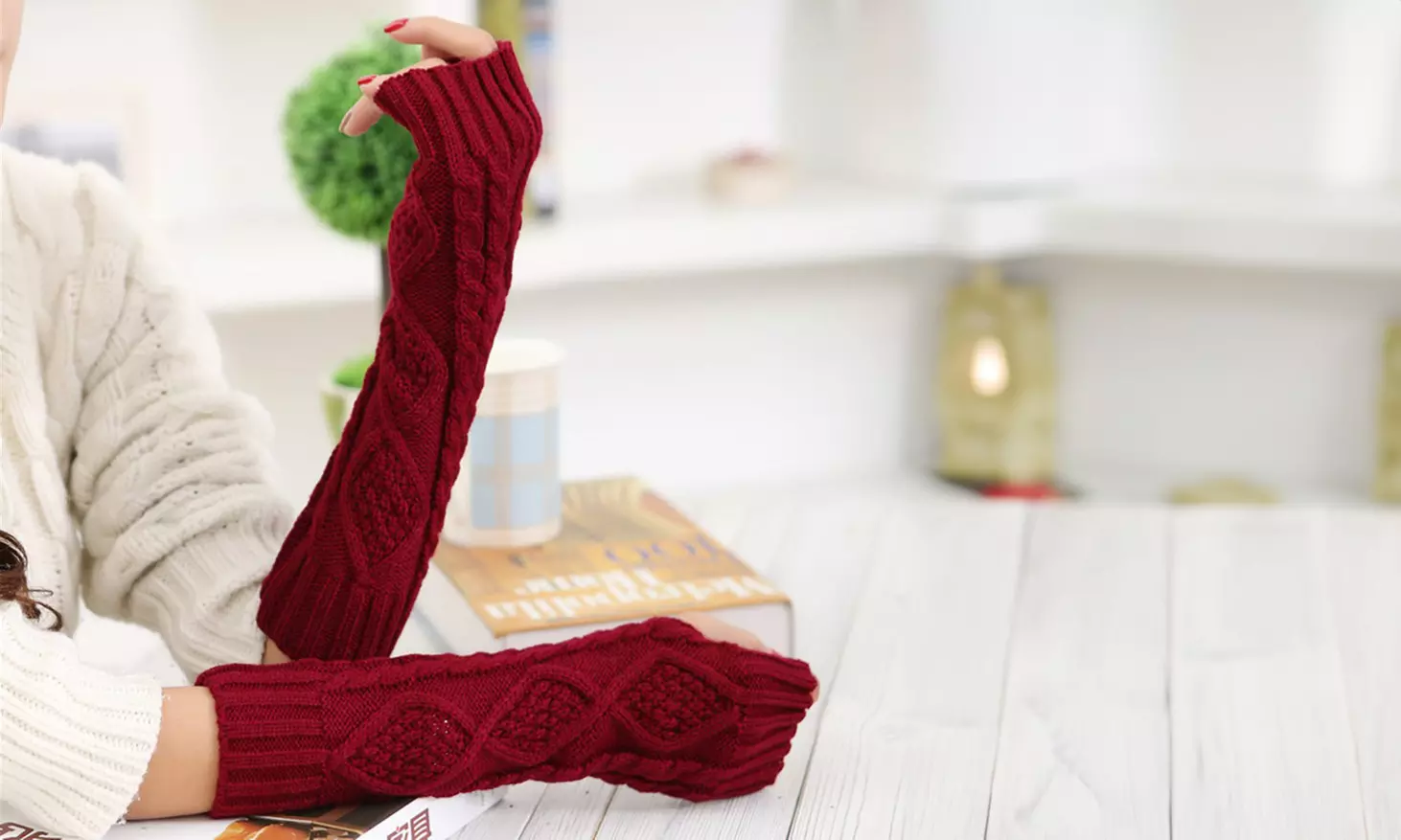 Up to Four Pairs of Soft and Stretchy Arm Warmers