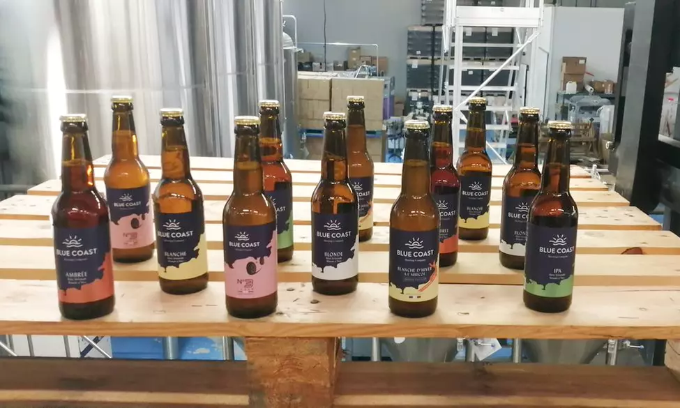 Visite d'une brasserie à Blue Coast