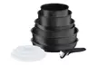 Tefal Ingenio Authentic 10-Piece Pan Set - Stone Coating Cookware Set - Image 2