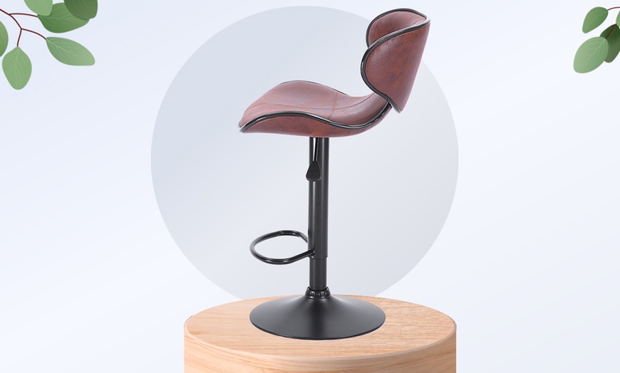 Image 25: Set of Two Bar Stools