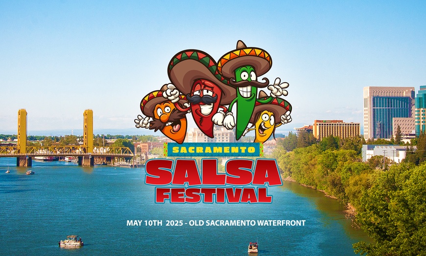 Image 1: Admission to Sacramento Salsa Festival for Two, Three, or Four People
