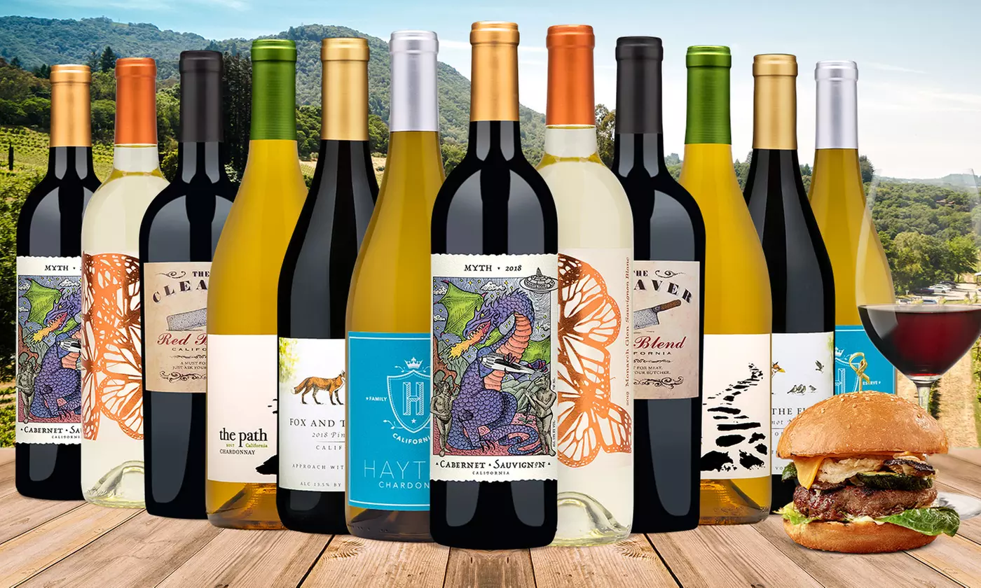 12- or 15-Pack of California Mixed Wines from Wine Insiders (66% Off) - Primary Image