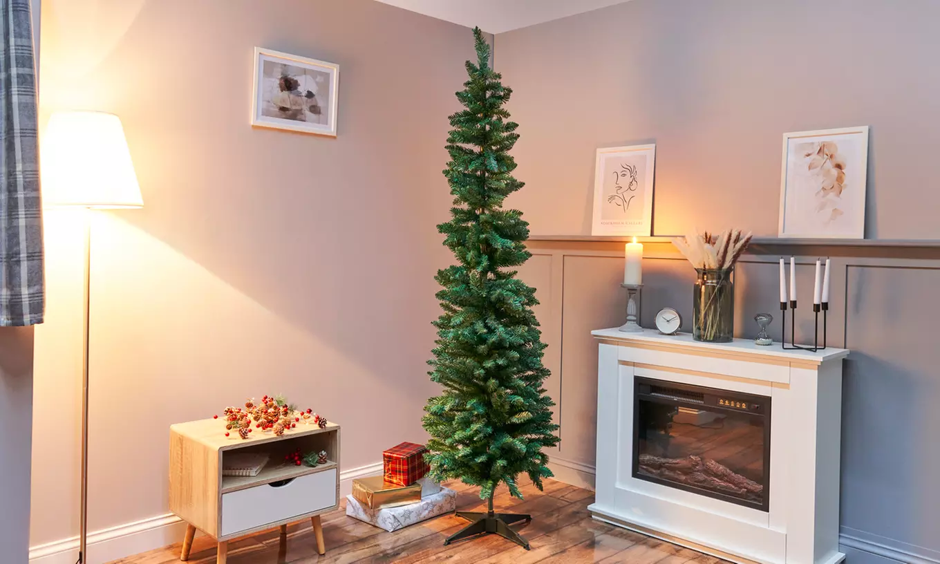 7ft Slimline Christmas Tree - Primary Image