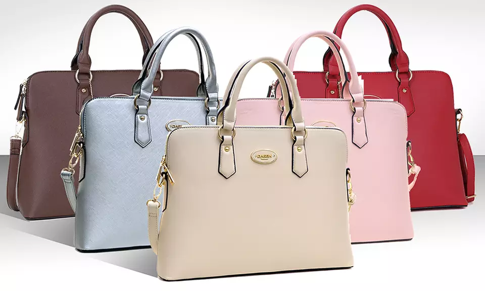 Dasein PD Slim Briefcase Handbag - Primary Image