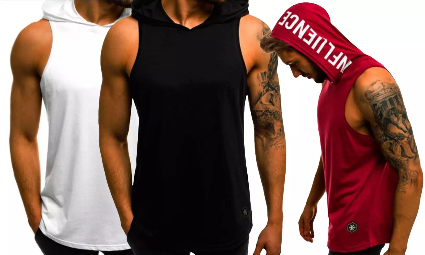 Pull sans manches à capuche, taille au choix - Primary Image