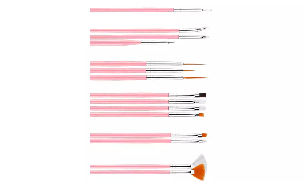 One or Two 44-Piece Professional Acrylic Nail Drawing Tools Kits