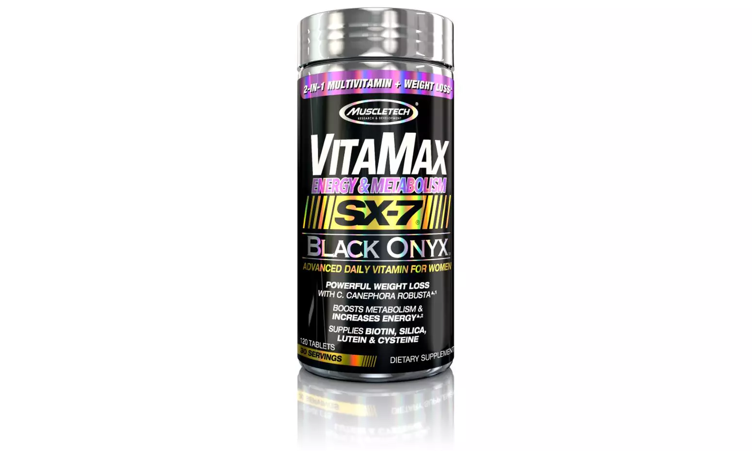 VitaMax Energy & Metabolism SX-7 Black Onyx Daily Vitamin for Women - Second Medium