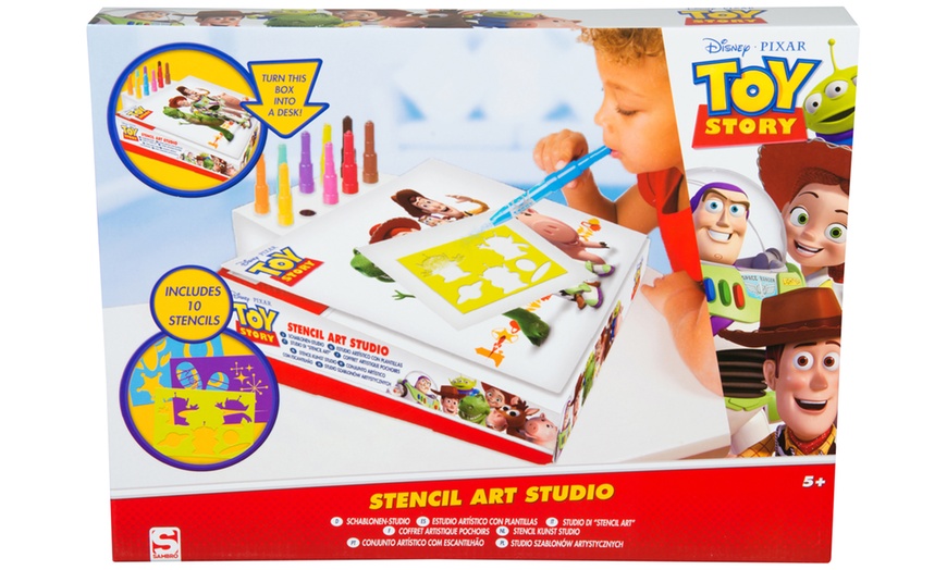 Image 1: Toy Story Stencil Art Studio