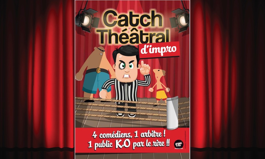 Image 1: "Le catch d'improvisation théâtrale" au Théâtre Ronny Coutteure