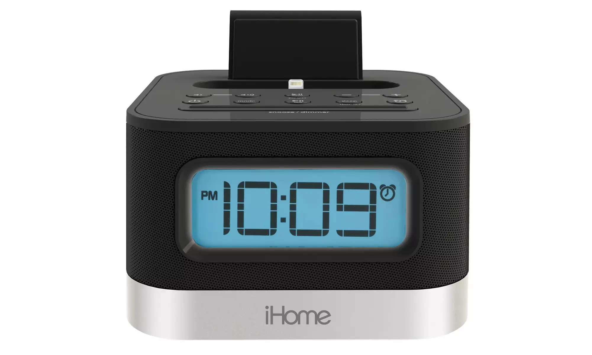 iHome Wake Sleep Dock FM Radio Alarm Clock Speaker (Refurbished) - Second Medium