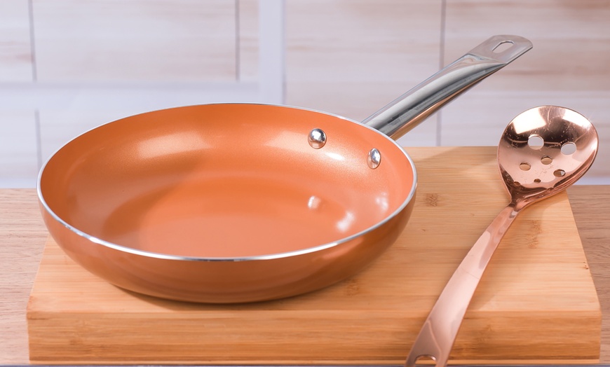 Image 4: Salter Ceramic Five-Piece Pan Set