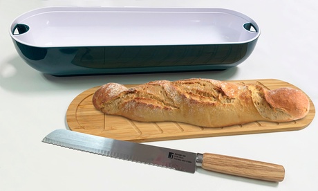 Tagliere portapane Bergner composto da 3 pezzi